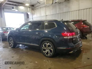 2021 Volkswagen Atlas SEL Premium with VIN 1V2TR2CA3MC509859, listed as a Copart auction lot 55265945 with 69,841 mi miles and Non repairable. Bid and sale history available at DreamBid. Image 2.