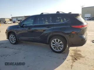 2023 Toyota Highlander Hybrid Limited with VIN 5TDXBRCH6PS576682, listed as a Copart auction lot 52722775 with 157,933 mi miles and Salvage title. Bid and sale history available at DreamBid. Image 2.