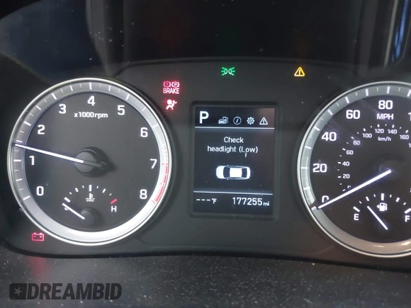 2018 Hyundai Sonata SE with VIN 5NPE24AF3JH599328, listed as a IAAI auction lot 41855551 with 177,255 mi miles and . Bid and sale history available at carsss.com. Image 7.