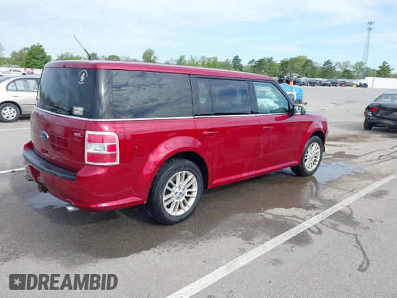 2014 Ford Flex SEL z VIN 2FMGK5C82EBD23183, wystawiony jako IAAI lot #42223191 z przebiegiem 221 048 mil mil oraz . Historia ofert i sprzedaży dostępna na DreamBid. Obrazek 4.