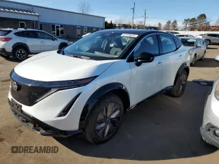2023 Nissan ARIYA Venture+ with VIN JN1BF0AA6PM401878, listed as a Copart auction lot 47378325 with 9,639 mi miles and Salvage Title. Bid and sale history available at carsss.com. Image 1.