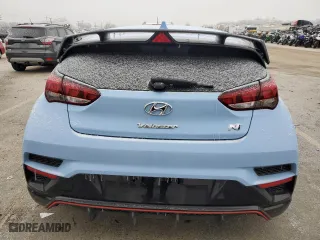 2019 Hyundai Veloster N with VIN KMHT36AH7KU002296, listed as a Copart auction lot 83427504 with 54,898 mi miles and Salvage Title. Bid and sale history available at carsss.com. Image 6.