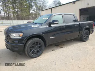 2021 Ram 1500 Laramie z VIN 1C6SRFJT3MN649527, wystawiony jako Copart lot #53665355 z przebiegiem Nie podano mil oraz Szkoda całkowita • Salvage title. Historia ofert i sprzedaży dostępna na DreamBid. Obrazek 1.