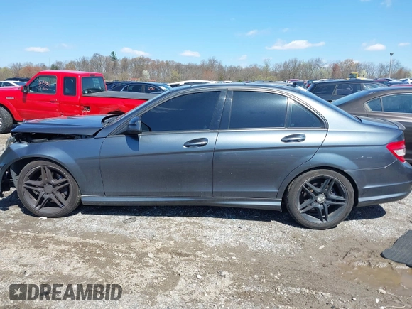 2009 Mercedes-Benz C-Class 3.5L Sport with VIN WDDGF56X79R048947, listed as a IAAI auction lot 41995635 with 141,831 mi miles. Bid and sale history available at carsss.com. Image 14.