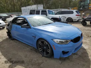 2016 BMW M4 with VIN WBS3U9C5XGP970025, listed as a Copart auction lot 46482935 with 0 mi miles and Non Repairable. Bid and sale history available at carsss.com. Image 4.