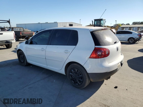 2007 Volkswagen Rabbit with VIN WVWDR71K27W278969, listed as a Copart auction lot 70857904 with 215,423 mi miles and Salvage title. Bid and sale history available at DreamBid. Image 2.