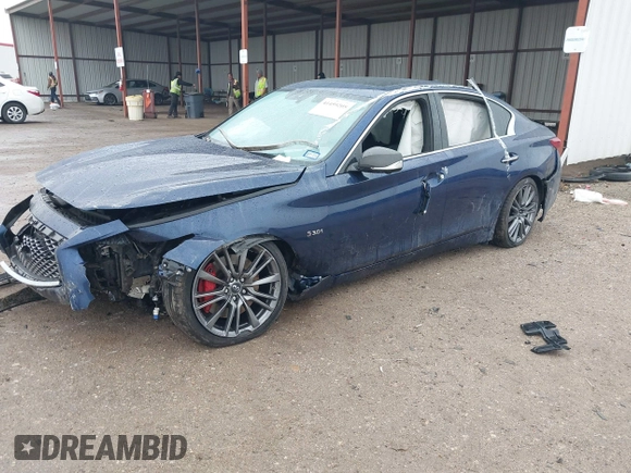 2018 Infiniti Q50 Red Sport 400 с VIN JN1FV7AP7JM460012, выставлен на аукционе IAAI как лот 41459205 с пробегом 83 618 миль миль и . История ставок и продаж доступна на DreamBid. Изображение 17.
