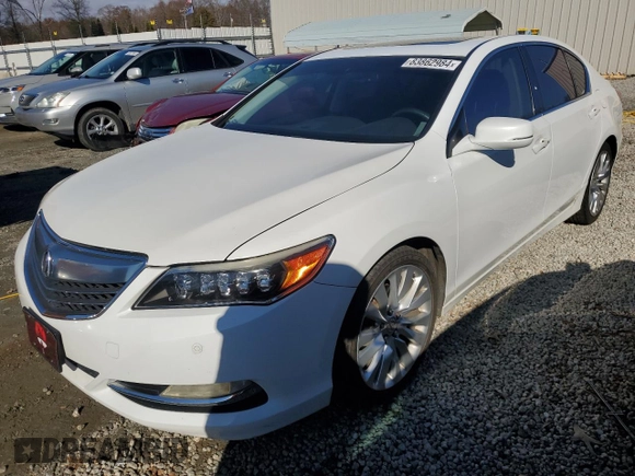 2014 Acura RLX Advance z VIN JH4KC1F90EC007241, wystawiony jako Copart lot #83862984 z przebiegiem 117 150 mil mil oraz Szkoda całkowita • Salvage title. Historia ofert i sprzedaży dostępna na DreamBid. Obrazek 1.