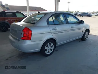 2007 Hyundai Accent GLS with VIN KMHCN46C27U138872, listed as a IAAI auction lot 42144670 with 81,260 mi miles. Bid and sale history available at carsss.com. Image 4.