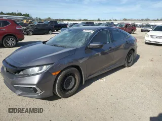 2019 Honda Civic Sedan LX with VIN 19XFC2F65KE032073, listed as a Copart auction lot 88351745 with 136,207 mi miles and Salvage Title. Bid and sale history available at carsss.com. Image 1.