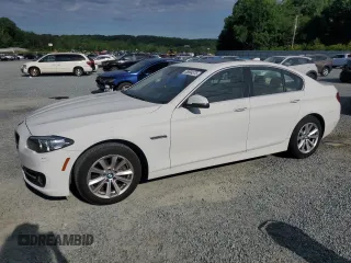 2015 BMW 5 Series 528i z VIN WBA5A5C51FD516079, wystawiony jako Copart lot #55684575 z przebiegiem 65 046 mil mil oraz Szkoda całkowita • Salvage title. Historia ofert i sprzedaży dostępna na DreamBid. Obrazek 1.