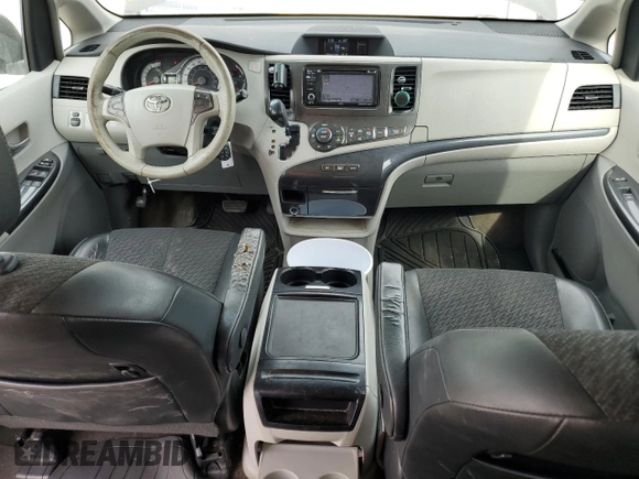 2012 Toyota Sienna SE with VIN 5TDXK3DC5CS255050, listed as a Copart auction lot 53136475 with 182,694 mi miles and Salvage title. Bid and sale history available at DreamBid. Image 8.