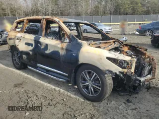 2018 Infiniti QX60 with VIN 5N1DL0MM8JC501672, listed as a Copart auction lot 48452055 with Not Provided miles and Non Repairable. Bid and sale history available at DreamBid. Image 4.