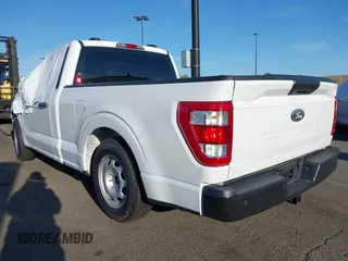 2023 Ford F-150 XL with VIN 1FTMF1C52PKF67726, listed as a IAAI auction lot 41611798 with 15,015 mi miles and . Bid and sale history available at carsss.com. Image 3.