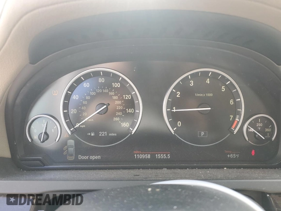 2011 BMW 7 Series 740Li with VIN WBAKB4C55BC392568, listed as a Copart auction lot 56785805 with 110,958 mi miles and Clean title. Bid and sale history available at DreamBid. Image 9.