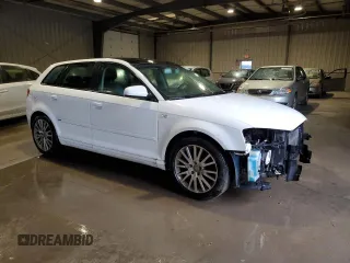 2007 Audi A3 with VIN WAUHF78P67A138834, listed as a Copart auction lot 56659325 with 178,496 mi miles and Salvage title. Bid and sale history available at DreamBid. Image 4.