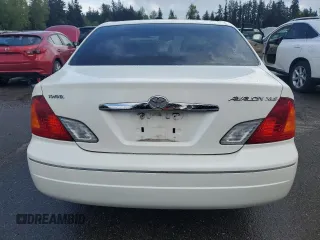2002 Toyota Avalon XL with VIN 4T1BF28B32U220720, listed as a Copart auction lot 53986365 with 152,346 mi miles and Salvage Title. Bid and sale history available at carsss.com. Image 6.