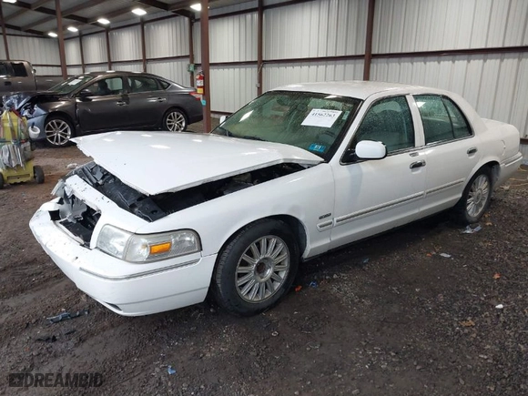 2010 Mercury Grand Marquis LS with VIN 2MEBM7FV8AX624168, listed as a IAAI auction lot 41562263 with NaN miles. Bid and sale history available at carsss.com. Image 2.