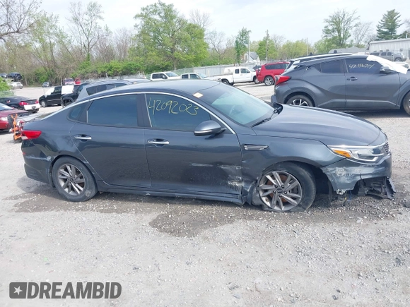 2020 Kia Optima LX with VIN 5XXGT4L3XLG399702, listed as a IAAI auction lot 42092023 with 70,861 mi miles and . Bid and sale history available at DreamBid. Image 6.