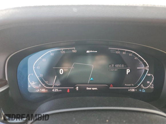 2020 BMW 5 Series with VIN WBAJB1C04LCD11871, listed as a Copart auction lot 66960324 with 4,850 mi miles and Salvage title. Bid and sale history available at DreamBid. Image 9.