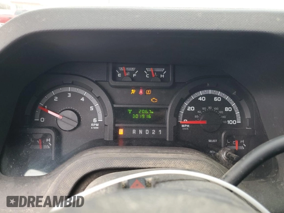 2014 Ford Econoline Cargo Commercial with VIN 1FTNS2EW2EDA25152, listed as a Copart auction lot 85581794 with 301,916 mi miles and Salvage Title. Bid and sale history available at carsss.com. Image 9.