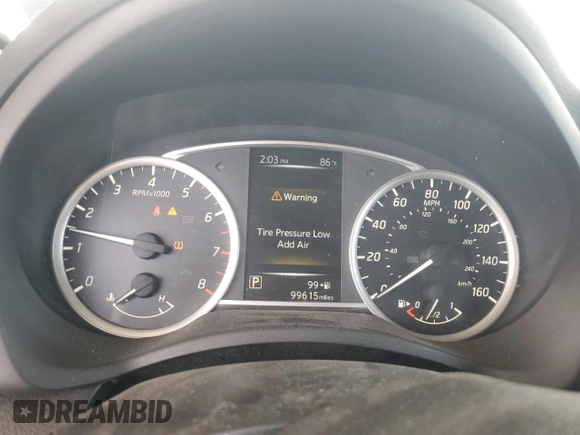 2016 Nissan Sentra SV with VIN 3N1AB7AP8GY272897, listed as a Copart auction lot 52404495 with 99,615 mi miles and Salvage Title. Bid and sale history available at DreamBid. Image 9.