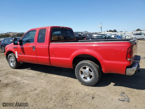 2006 Ford Super Duty F-250 XL with VIN 1FTSX20P96EA43647, listed as a Copart auction lot 72725314 with 208,546 mi miles and Salvage Title. Bid and sale history available at carsss.com. Image 2.