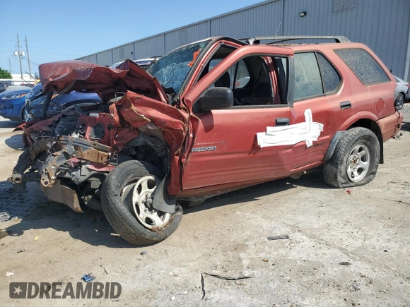2000 Honda Passport LX with VIN 4S6CK58W6Y4403629, listed as a Copart auction lot 51214365 with 0 mi miles and Salvage Title. Bid and sale history available at carsss.com. Image 1.