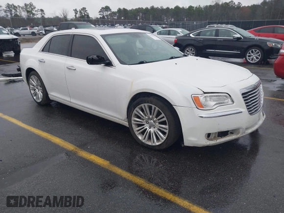 2014 Chrysler 300 with VIN 2C3CCAEG1EH380389, listed as a IAAI auction lot 41544101 with 186,314 mi miles. Bid and sale history available at carsss.com. Image 1.