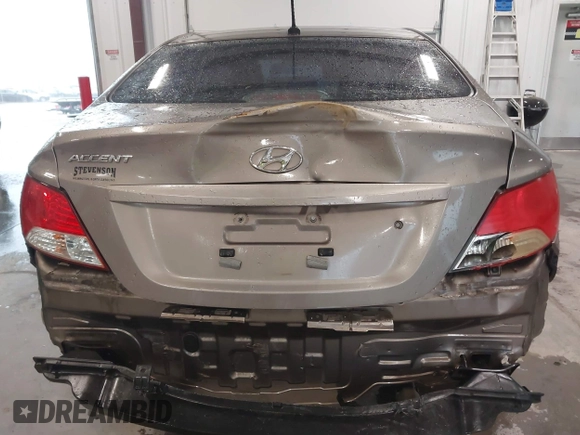 2013 Hyundai Accent GLS with VIN KMHCT4AE2DU486097, listed as a IAAI auction lot 41972806 with 295,949 mi miles. Bid and sale history available at carsss.com. Image 17.