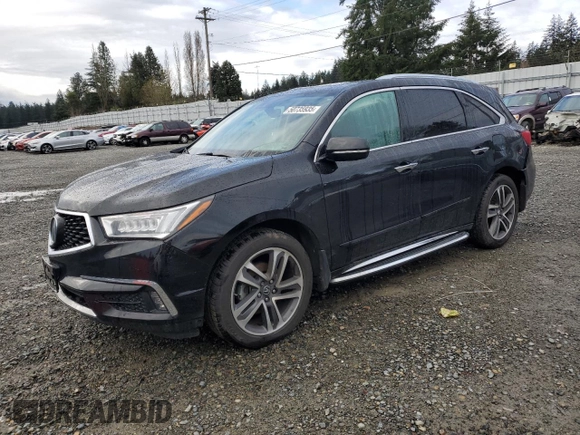 2018 Acura MDX Advance with VIN 5J8YD4H85JL002322, listed as a Copart auction lot 50735935 with 78,538 mi miles and Salvage Title. Bid and sale history available at carsss.com. Image 1.
