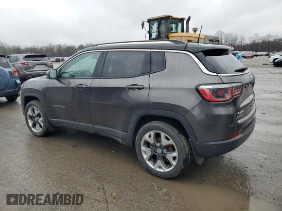 2018 Jeep Compass Limited с VIN 3C4NJDCB9JT128524, выставлен на аукционе Copart как лот 52314155 с пробегом 105 761 миль миль и Списание • Salvage title. История ставок и продаж доступна на DreamBid. Изображение 2.