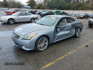 2015 Infiniti Q60 with VIN JN1CV6FE1FM810441, listed as a Copart auction lot 43387555 with 68,430 mi miles and Salvage title. Bid and sale history available at DreamBid. Image 1.