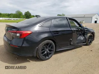 2022 Honda Civic Sport z VIN 2HGFE2F53NH600445, wystawiony jako Copart lot #57883355 z przebiegiem 47 235 mil mil oraz Szkoda całkowita • Salvage title. Historia ofert i sprzedaży dostępna na DreamBid. Obrazek 3.