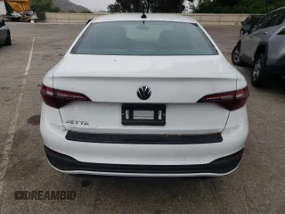 2024 Volkswagen Jetta Sport with VIN 3VWBM7BU3RM048718, listed as a Copart auction lot 60830345 with 9,129 mi miles and Salvage title. Bid and sale history available at DreamBid. Image 6.