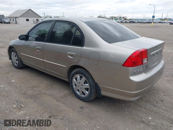 2004 Honda Civic LX with VIN 1HGES16504L006685, listed as a IAAI auction lot 42041190 with 172,355 mi miles and . Bid and sale history available at DreamBid. Image 3.