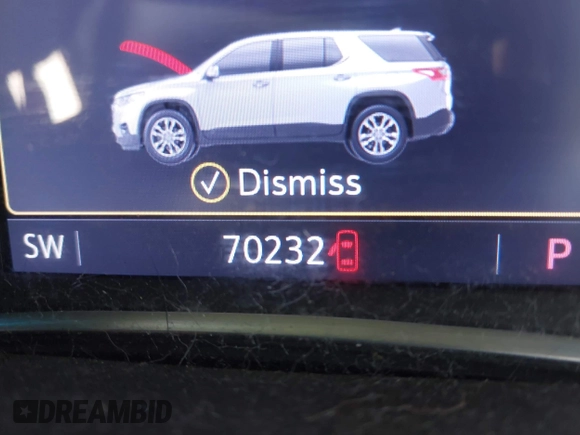2021 Chevrolet Traverse LT Leather with VIN 1GNEVHKW1MJ213554, listed as a IAAI auction lot 40189535 with 70,232 mi miles. Bid and sale history available at carsss.com. Image 16.