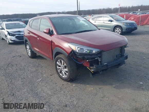 2020 Hyundai Tucson SE with VIN KM8J2CA41LU253693, listed as a IAAI auction lot 41602023 with 39,460 mi miles. Bid and sale history available at carsss.com. Image 1.