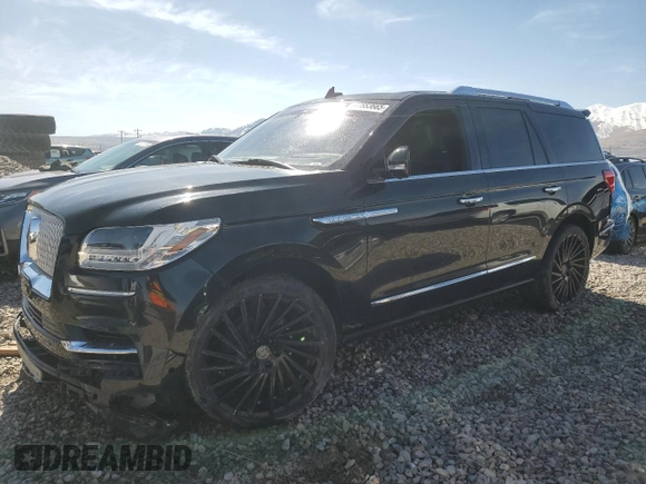2018 Lincoln Navigator Reserve z VIN 5LMJJ2LT1JEL10108, wystawiony jako Copart lot #47883665 z przebiegiem Nie podano mil oraz Szkoda całkowita • Salvage title. Historia ofert i sprzedaży dostępna na DreamBid. Obrazek 1.