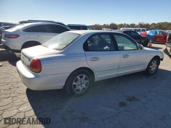 2001 Hyundai Sonata GLS with VIN KMHWF35V11A474934, listed as a Copart auction lot 83633174 with 127,176 mi miles and Clean Title. Bid and sale history available at carsss.com. Image 3.