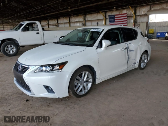 2015 Lexus CT 200h z VIN JTHKD5BH0F2230002, wystawiony jako Copart lot #51675975 z przebiegiem 63 557 mil mil oraz Szkoda całkowita • Salvage title. Historia ofert i sprzedaży dostępna na DreamBid. Obrazek 1.