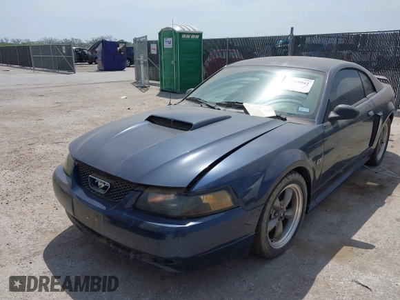 2003 Ford Mustang GT Deluxe with VIN 1FAFP42X63F304318, listed as a IAAI auction lot 42029942 with 83,615 mi miles. Bid and sale history available at carsss.com. Image 2.