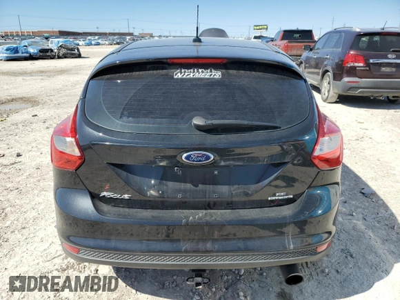 2014 Ford Focus SE with VIN 1FADP3K2XEL292846, listed as a Copart auction lot 45005175 with 114,194 mi miles and Salvage Title. Bid and sale history available at carsss.com. Image 6.