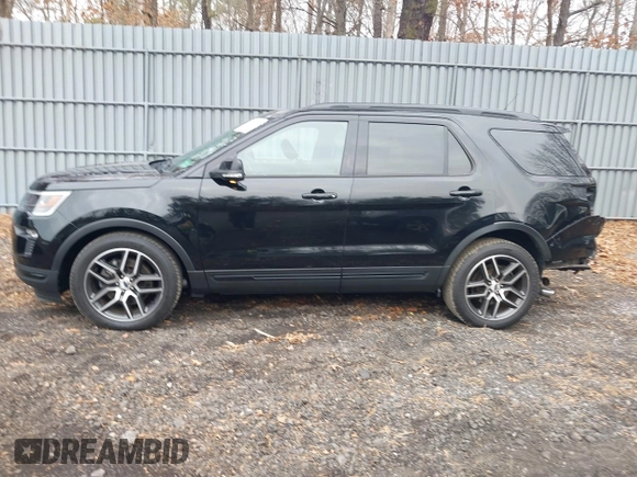 2018 Ford Explorer Sport with VIN 1FM5K8GT3JGC38668, listed as a IAAI auction lot 41306596 with 76,321 mi miles and . Bid and sale history available at DreamBid. Image 14.