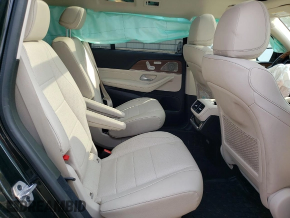 2021 Mercedes-Benz GLS with VIN 4JGFF5KEXMA476900, listed as a Copart auction lot 56831003 with 24,262 mi miles. Bid and sale history available at carsss.com. Image 10.