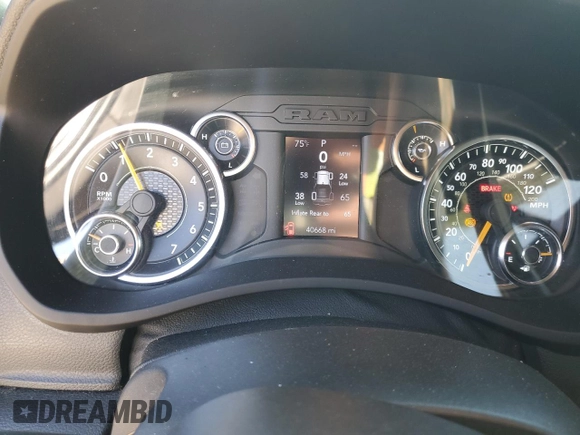 2021 Ram 2500 Tradesman with VIN 3C6UR5HJ7MG545865, listed as a Copart auction lot 77046894 with 40,668 mi miles and Salvage title. Bid and sale history available at DreamBid. Image 8.