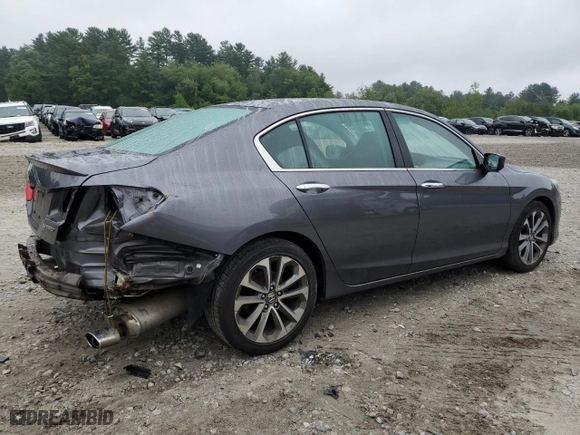 2015 Honda Accord Sedan Sport with VIN 1HGCR2F58FA227362, listed as a Copart auction lot 70965724 with 184,534 mi miles and Non Repairable. Bid and sale history available at carsss.com. Image 3.