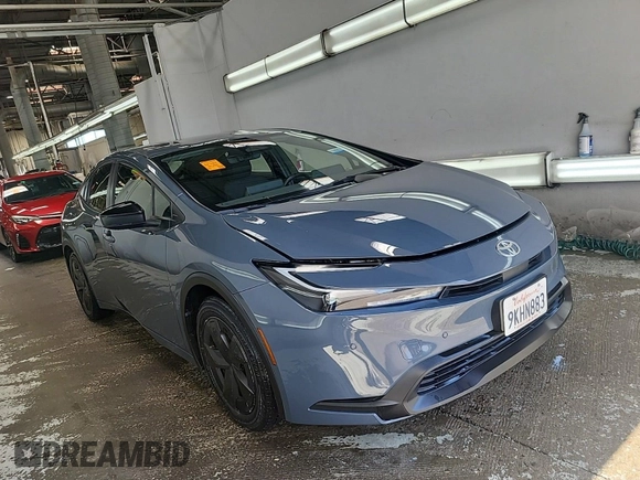 2024 Toyota Prius LE with VIN JTDACAAUXR3022182, listed as a IAAI auction lot 42844327 with 32,484 mi miles and . Bid and sale history available at DreamBid. Image 1.