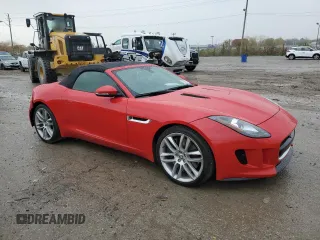 2014 Jaguar F-Type S with VIN SAJWA6FC4E8K03754, listed as a Copart auction lot 79201214 with 35,093 mi miles and Salvage Title. Bid and sale history available at DreamBid. Image 4.