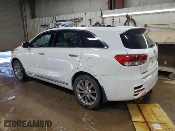 2018 Kia Sorento SX with VIN 5XYPKDA53JG371076, listed as a Copart auction lot 50297585 with 116,385 mi miles and Non Repairable. Bid and sale history available at DreamBid. Image 2.